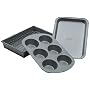 Chicago Metallic Non-Stick 4-Piece Toaster Oven Se&hellip by Chicago Metallic