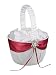 Hortense B. Hewitt Wedding Accessories Shimmering Rose, Flower Girl Basket