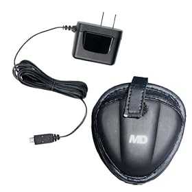 Motorola AC Wall Home Travel Charger SPN5404 and Malcom Distributors MD BLT-04 Bluetooth Headset Carrying Case for Motorola H500 H700 H350 H300 H3 Bluetooth Headset