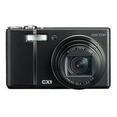 Ricoh CX 1 Digitalkamera (9 Megapixel, 7-fach opt. Zoom, 7,6 cm (3 Zoll) Display, Bildstabilisator) schwarz