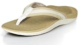 Orthaheel Womens Tide Thong Sandals (10, Natural/White)