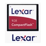 Lexar 1GB CompactFlash Card