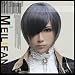 Kuroshitsuji Ciel Phantomhive Cosplay Short Mixed Dark Grey Party Wig