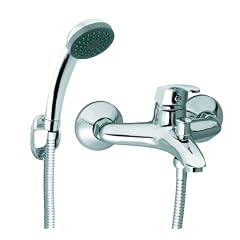 Armatur f�r die Badewanne Einhandmischer Handbrause Schlauch Halter von Ferro