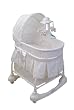 Kolcraft Cuddle 'n Care Rocking Bassinet with Light Vibes Mobile - Creampuff