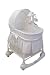 Kolcraft Cuddle 'n Care Rocking Bassinet with Light Vibes Mobile - Creampuff