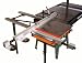 Exaktor EX26S Table Saw Open Grid Sliding System With Stainless Top, Guide Rails, Fence, Table Assembly, Extension Bars & Blocks