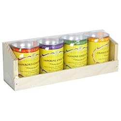 Splendid Specialties Tea Chocolate Crate with 4 canisters (Pack of 2)