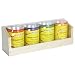Splendid Specialties Tea Chocolate Crate with 4 canisters (Pack of 2)