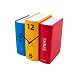 Karlsson Table Clock, Colorful Faux Books