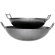 Eastman Outdoors Deep Dish Carbon Steel Wok (22-inches)