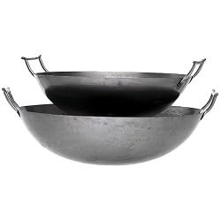 Eastman Outdoors Deep Dish Carbon Steel Wok (22-inches)