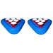 Pool Pong Rack Floating Beer Pong Set, Includes 2 Rafts and 3 Pong Balls