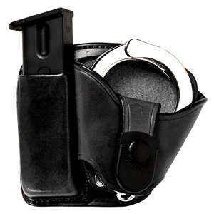 Fits Glock 17 19 22 23 26 27, S&W SW40F Color Plain Tan Size 3 Bianchi 45 Magazine And Cuff Combo Pa