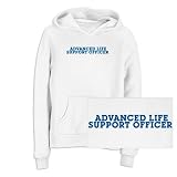 SWEATSHIRT WOMAN WHITE " SIMPLE WORD ADVANCED LIFE SUPPORT OFFICER " XXX-Large