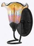 LAMPS BEAUTIFUL Bellissimo Single Light Wall Sconce by Quoizel -- SHOWROOM MODEL IN GOOD CONDITION