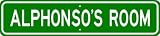 ALPHONSO ROOM SIGN - Personalized Gift Boy or Girl, Aluminum
