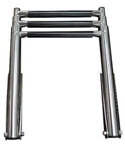 3 Step Stainless Steel Telescoping Boat Ladder Upper Platform