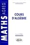 Cours d'alg�bre