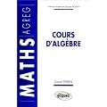 Cours d'alg�bre