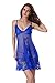 YISABELL Babydoll Lingerie Teddy Sexy Semi-Sheer Patchwork Sleepwear For Women