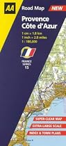 Provence, Cote d'Azur (AA Road Map France Series)