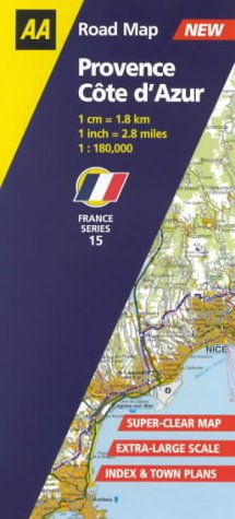 City Travel Guides Discounted  Books : Provence, Cote d'Azur (AA Road Map France Series)