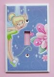 NEW 2cute2miss Decorative Tinkerbell SINGLE Light Switchplate Handcrafted w/ Disney