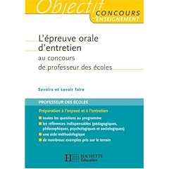 L'�preuve orale d'entretien au CRPE