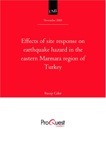 City Travel Guides Discounted  Search : Effects of site response on earthquake hazard in the eastern Marmara region of Turkey