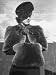Model Clad in Sheared Beaver Mantelet and Muff, For Sale at Neiman Marcus For $395 Ph...