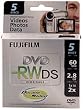 Fujifilm Media 25322008 DVD-RW Camcorder 2.8GB 60 Minutes Double Sided Jewel HT Rewritable - 5 Pack