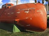 Wallmonkeys Peel and Stick Wall Decals - The Merchant Ship Maersk Alabama Lifeboat on Display in Fort Pierce, Florida. - 18