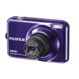 Fujifilm FinePix L55 Digital Camera - Purple (12MP, 3x Optical Zoom) 2.4 inch LCD Screen