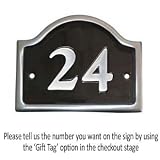 from signs and numbers Personalised Aluminium House Number (Free Delivery)
