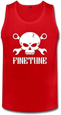ZhiTian Men's Skull N Tools 2 Finetune Tank Top - L Red