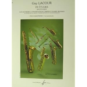 Buy 28 Etudes on Modes for Saxophone by Guy Lacour