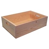 Large Wooden Crate with Handles