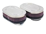 K&N RC-2382 Universal Chrome Filter