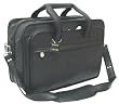 Black Leather Practical Expandable Computer Case