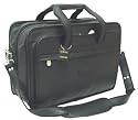 Black Leather Practical Expandable Computer Case