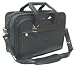 Black Leather Practical Expandable Computer Case