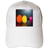 Jos Fauxtographee Conceptual - Orange Ball of Yarn and Yellow Ball of Yarn up Front with Smaller Pink Ball of Yarn in the Rear - Caps