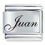 Name Juan Italian Charms Bracelet Link