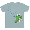 Nintendo Super Mario Brothers 3 Frog Light Blue T-shirt Tee