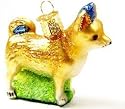 Old World Christmas Glass Ornament Chihauhau Dog
