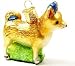 Old World Christmas Glass Ornament Chihauhau Dog