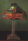 LAMPS BEAUTIFUL Tiffany Style Craftsman Mission Style Dragonfly Table Lamp by Meyda Tiffany--Excellent customer service--see our feedback.