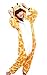 Lath.pin Unisex Costume Animal Cosplay Onesie Adult Pajamas Anime Cartoon Sleepwear (M, Giraffe)