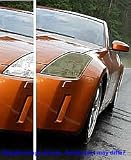Acura TL fog light JDM smoke tinted cover protective film 99-01 Acura TL fog light JDM smoked-tinted cover protective film - Acura TL - foglight deflector shields
